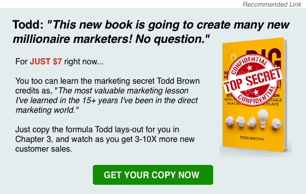 How To Find Your Big Marketing Idea by Todd Brown