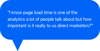 Page load speed for marketers