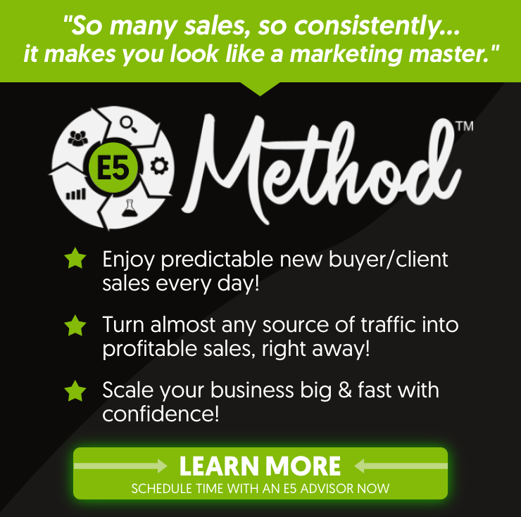 Todd Brown's E5 Method Banner